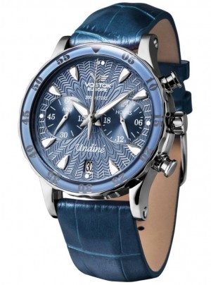 VK64-515A526 Ladies Watch with 3 Straps Blue